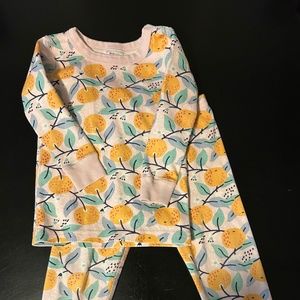 Hanna Andersson citrus pajamas 2T